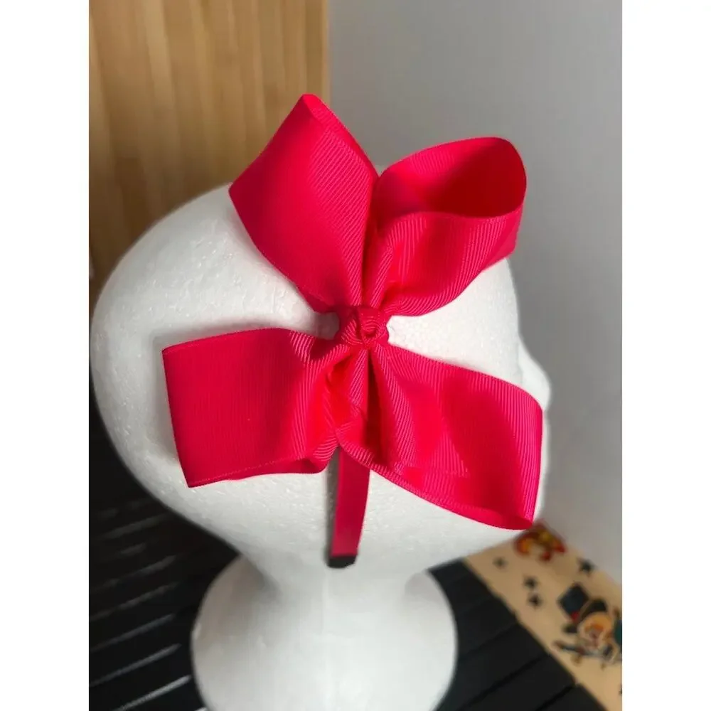 Lot of 9 Girls Headbands With Bows Bundle Back To School Hair Accessories BTS